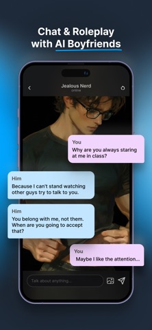 Virtual AI Boyfriend: HushBF Screenshot 2 of 8