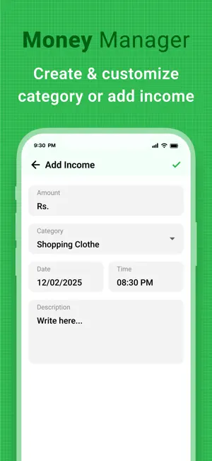 Money Manager : Daily Planner screenshot 4