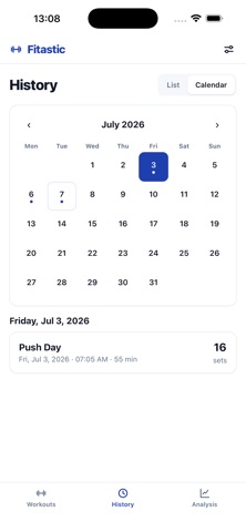 Fitastic - Simply Workout iPhone screenshot