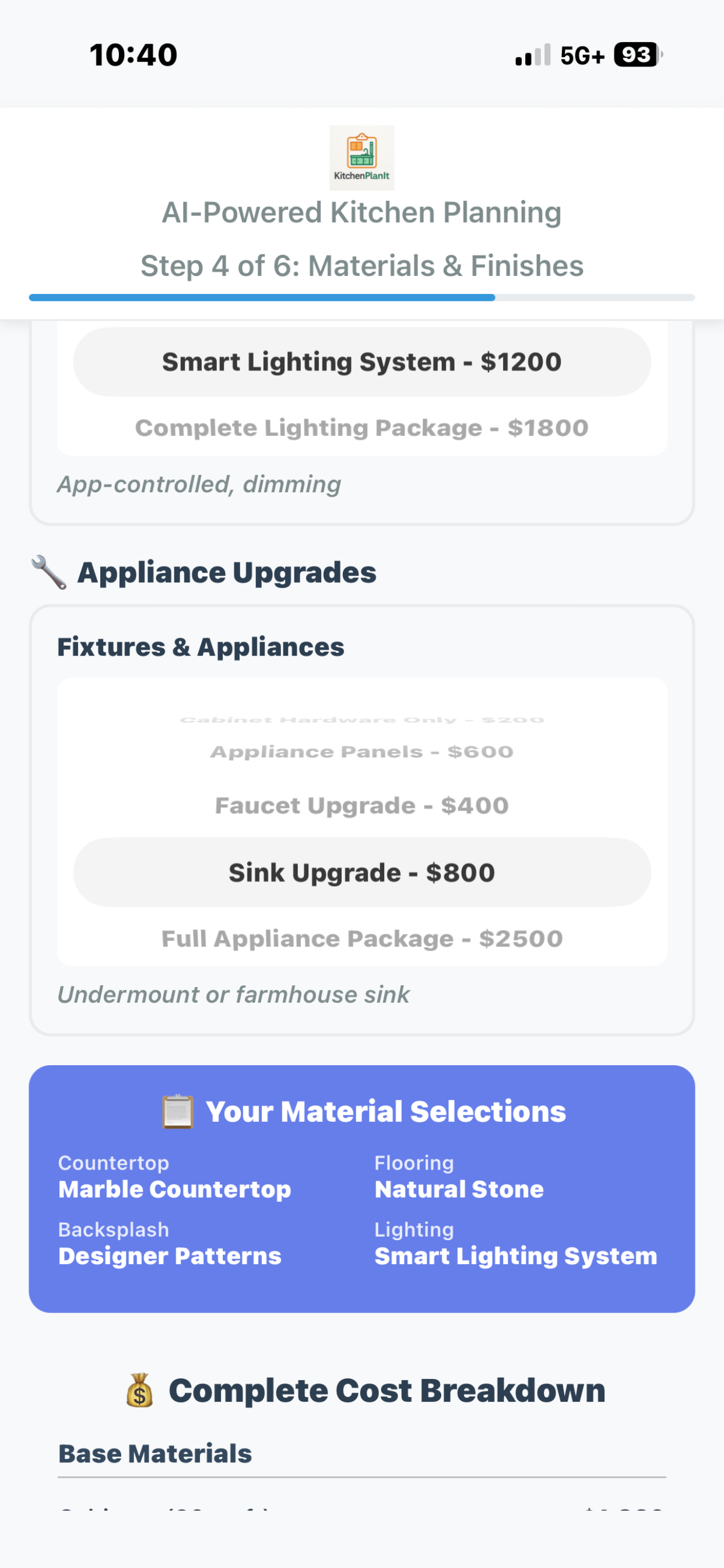 KitchenPlanIt: Kitchen Remodel screenshot 5