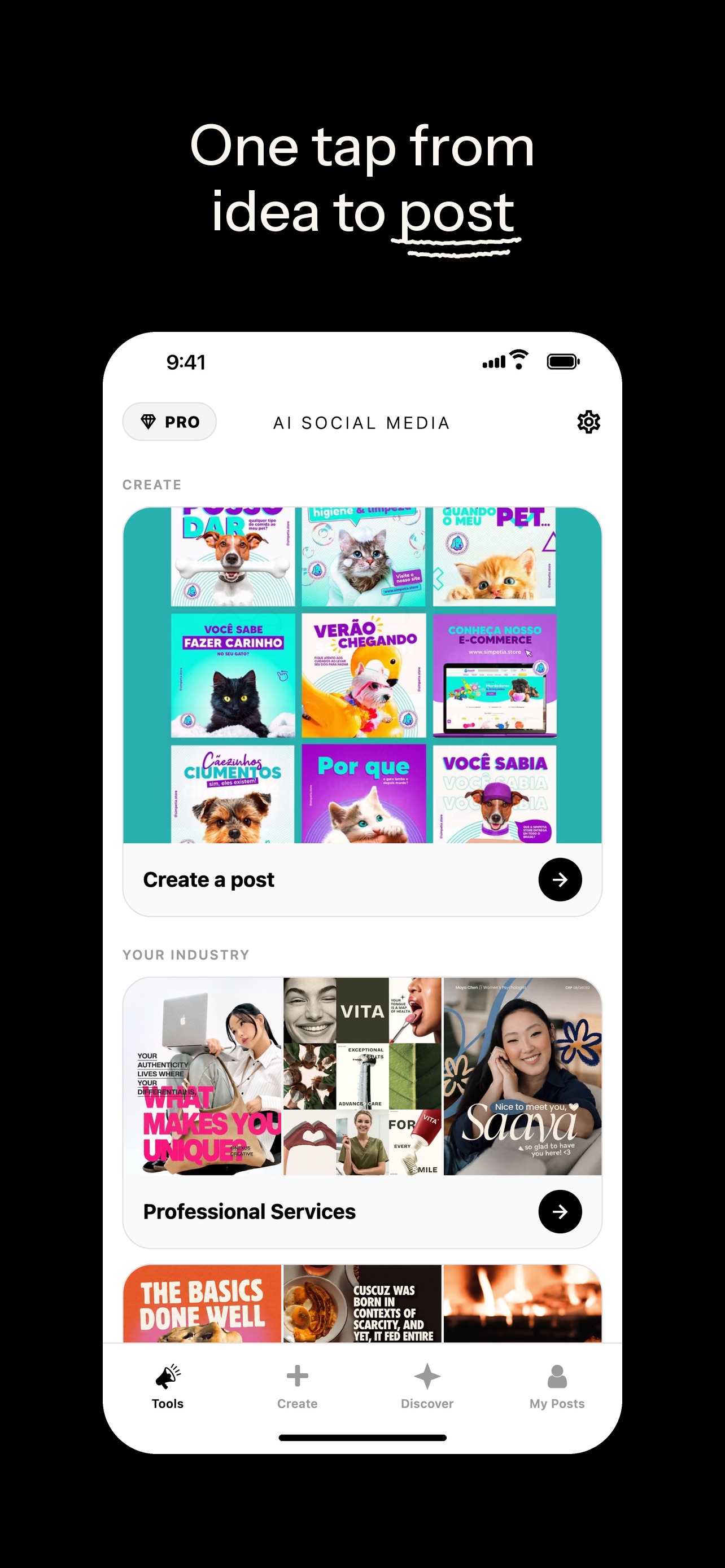 Screenshot 4 of Social Media Post Maker: AI
