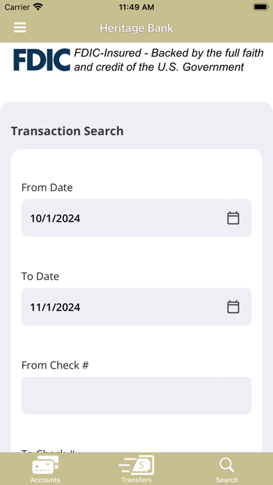 Heritage Bank Topeka KS Screenshot