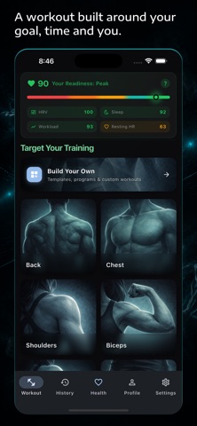 Crucible Fit iPhone screenshot
