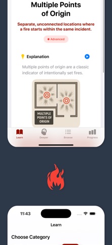 Fire Investigation Prep App screenshot
