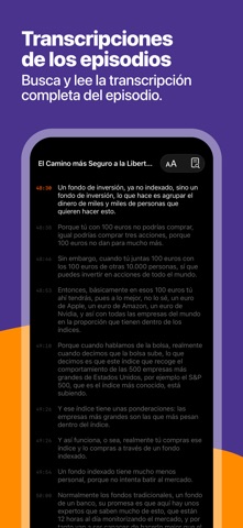 Podcast Player y Notas - Skimr iPhone screenshot 7