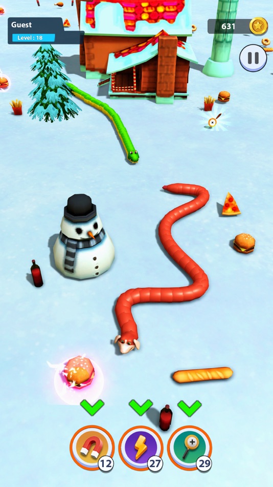 #1. Snake Games - Worm Game (iOS) By: Muhammad Arslan