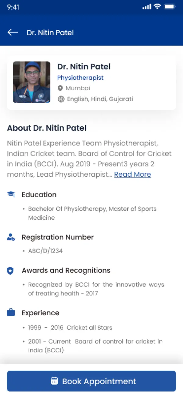 Screenshot #3 pour BCCI TeleConsult User