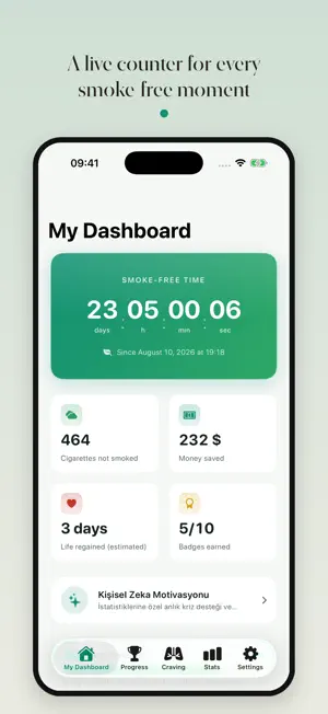 Quit Smoking: Smoke-Free Days screenshot 1
