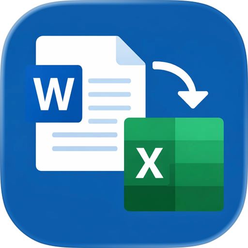 Word to Excel Converter