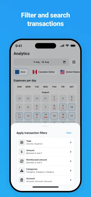 Money Planner: RainyDay screenshot 4
