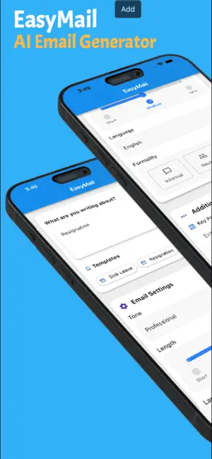 AI Email Generator - EasyMail screenshot 1
