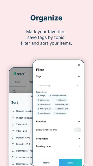 rubra - Bookmarks and notes screenshot 3