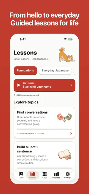 Moji - Learn Japanese & Kanji screenshot 3