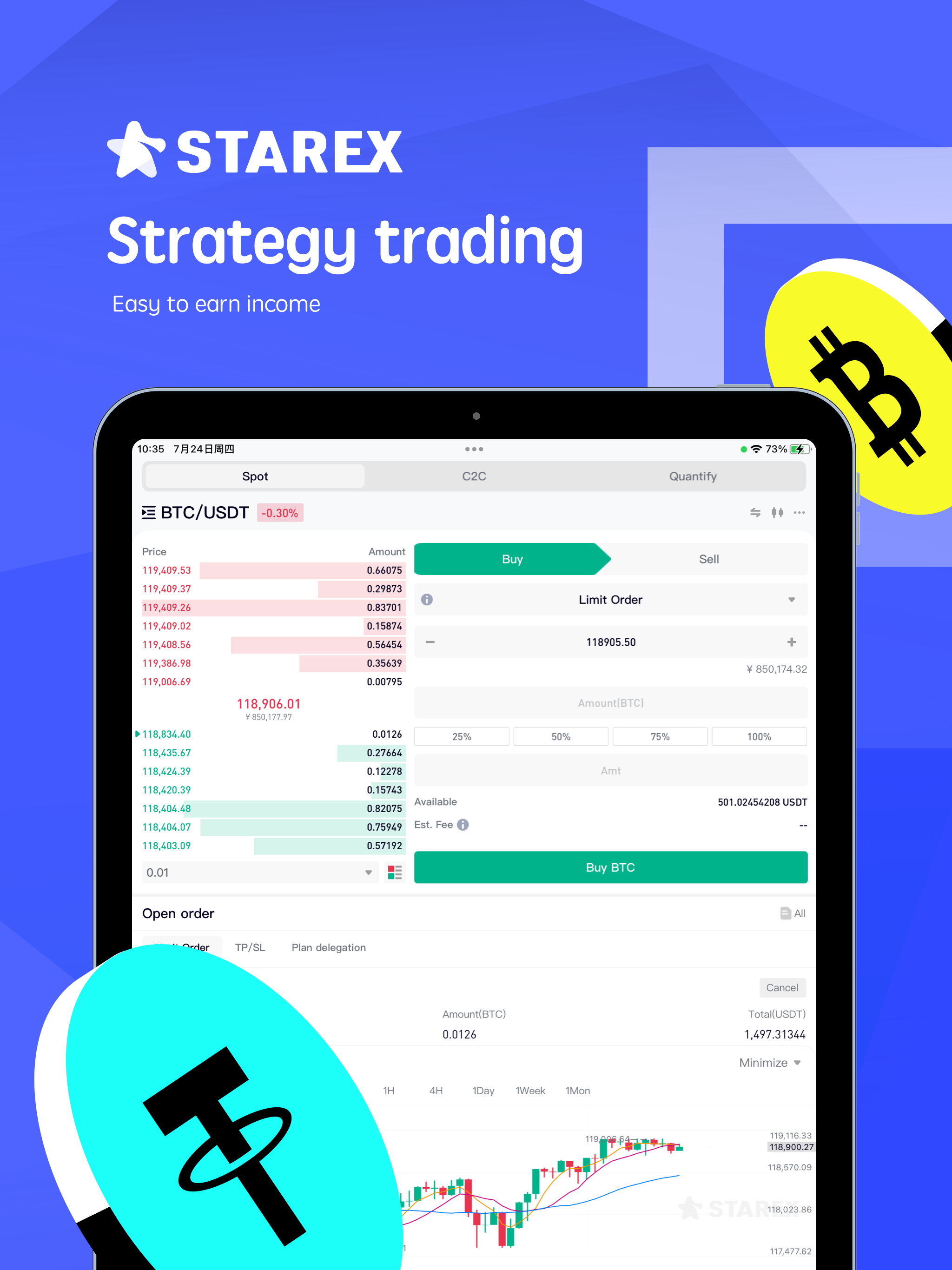 StarEx - Buy Bitcoin & Crypto
