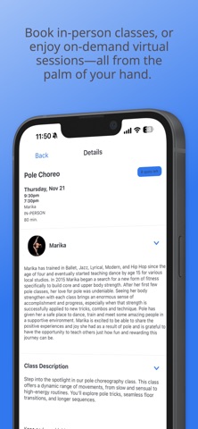 Elevar Pole & Fitness screenshot