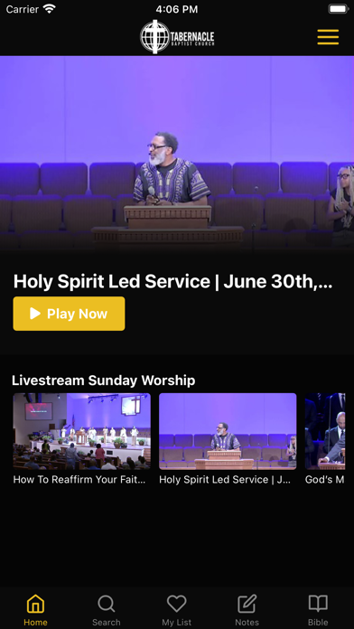 Tabernacle Baptist Church - NC Screenshot