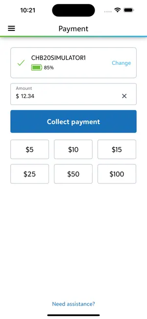 Blackbaud MobilePay Terminal screenshot 1