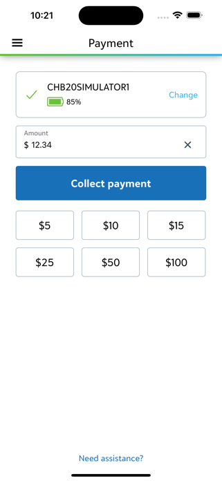Blackbaud MobilePay Terminal Screenshot 1 of 6