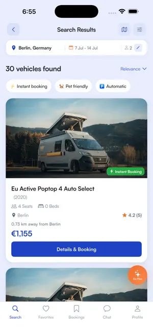 Campcruisers: Camper Rental screenshot 3