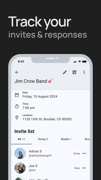 Toastie: Invite Groups & RSVP screenshot-6