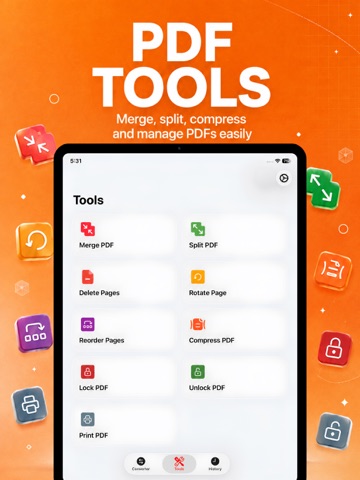 PDF & PowerPoint Converter iPad screenshot