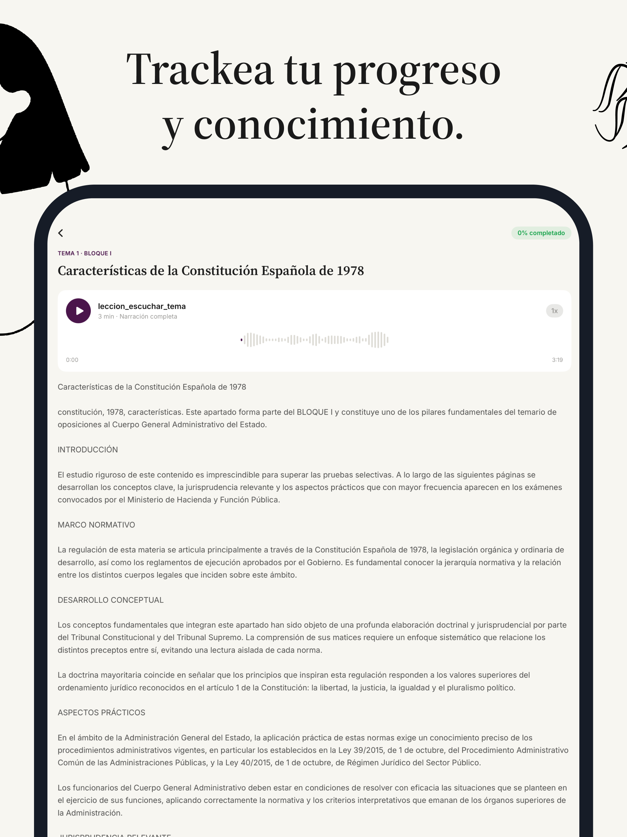 Oposi: Test Oposiciones screenshot 13