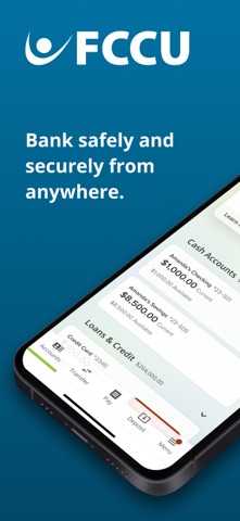 FCCU Mobile Banking Screenshot 1 of 7