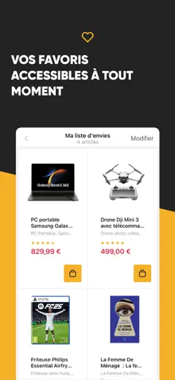 Capture d'écran de FNAC - Achat En Ligne sur iPhone 3