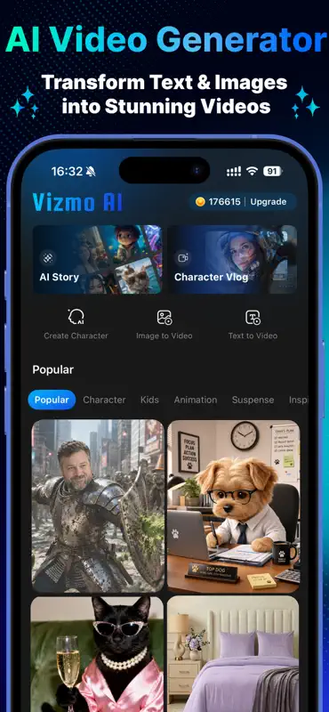 Magical Video Maker - Vizmo AI screenshot 1 of 8