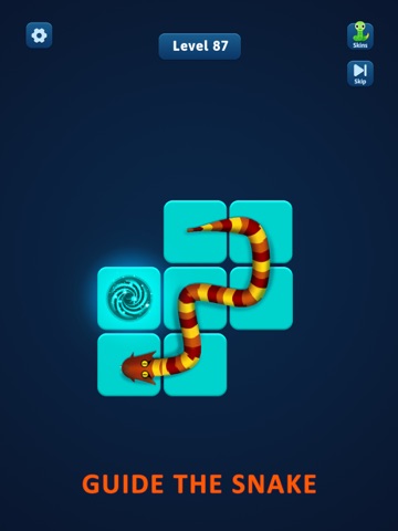 One Line Snake iPad screenshot