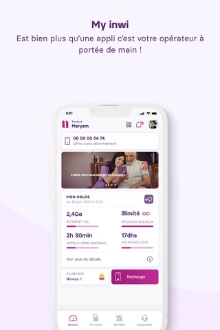My inwi iPhone screenshot 3 - Utilities app