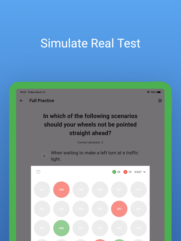 DMV Test Practice Mock 2024 iPad screenshot 5 - Education app