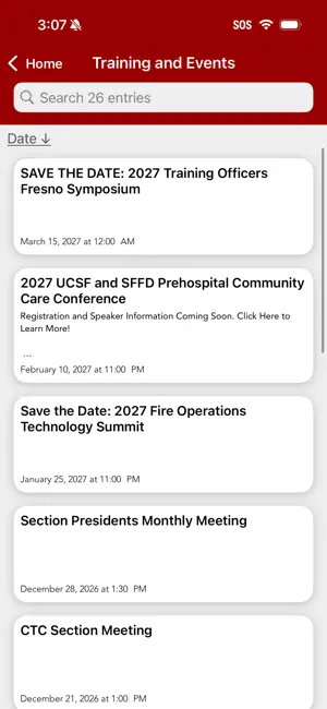 CalChiefs screenshot 3