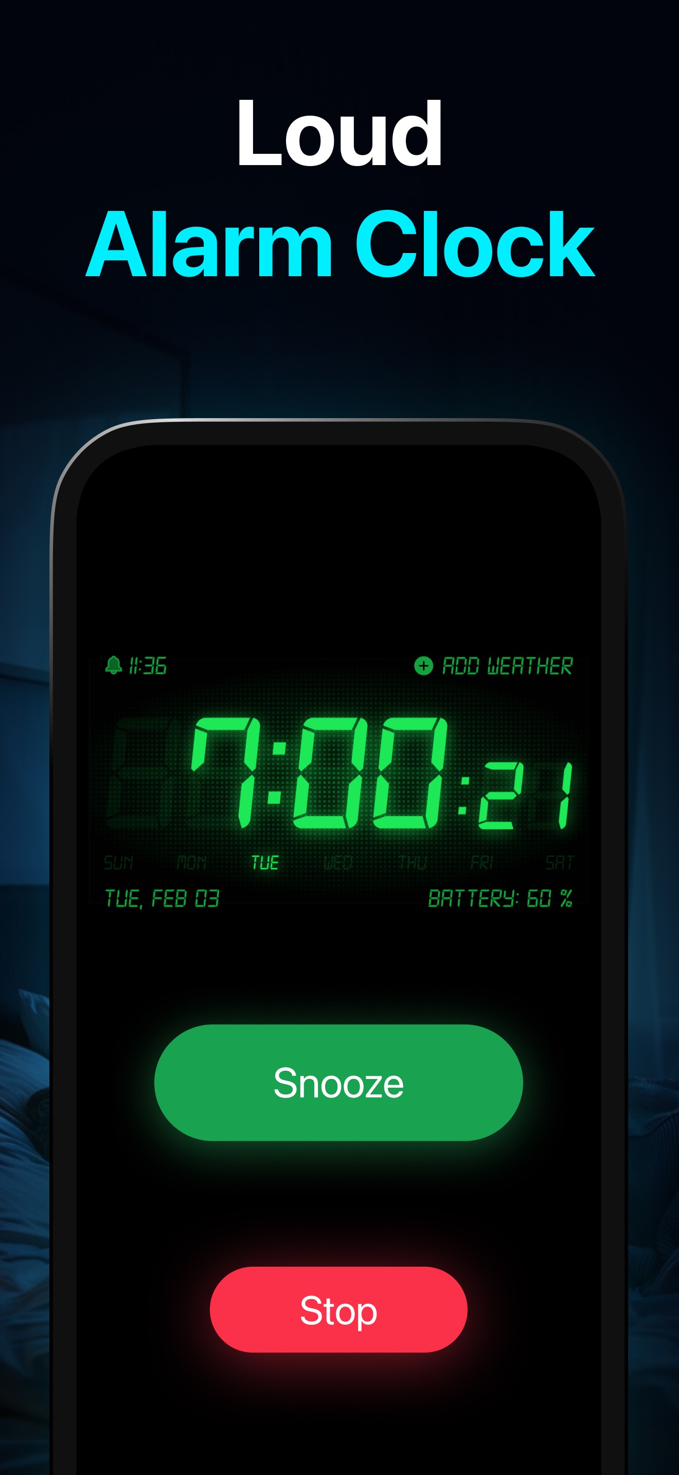 Alarm Clock HD 스크린샷 1