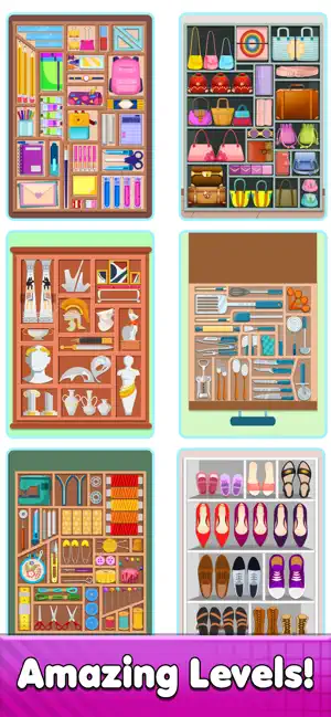 Cupboard Organizer Game screenshot 1