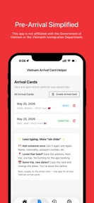 Vietnam Arrival Card Helper screenshot