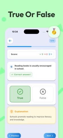 Brain Assist - AI Quiz & TTS screenshot