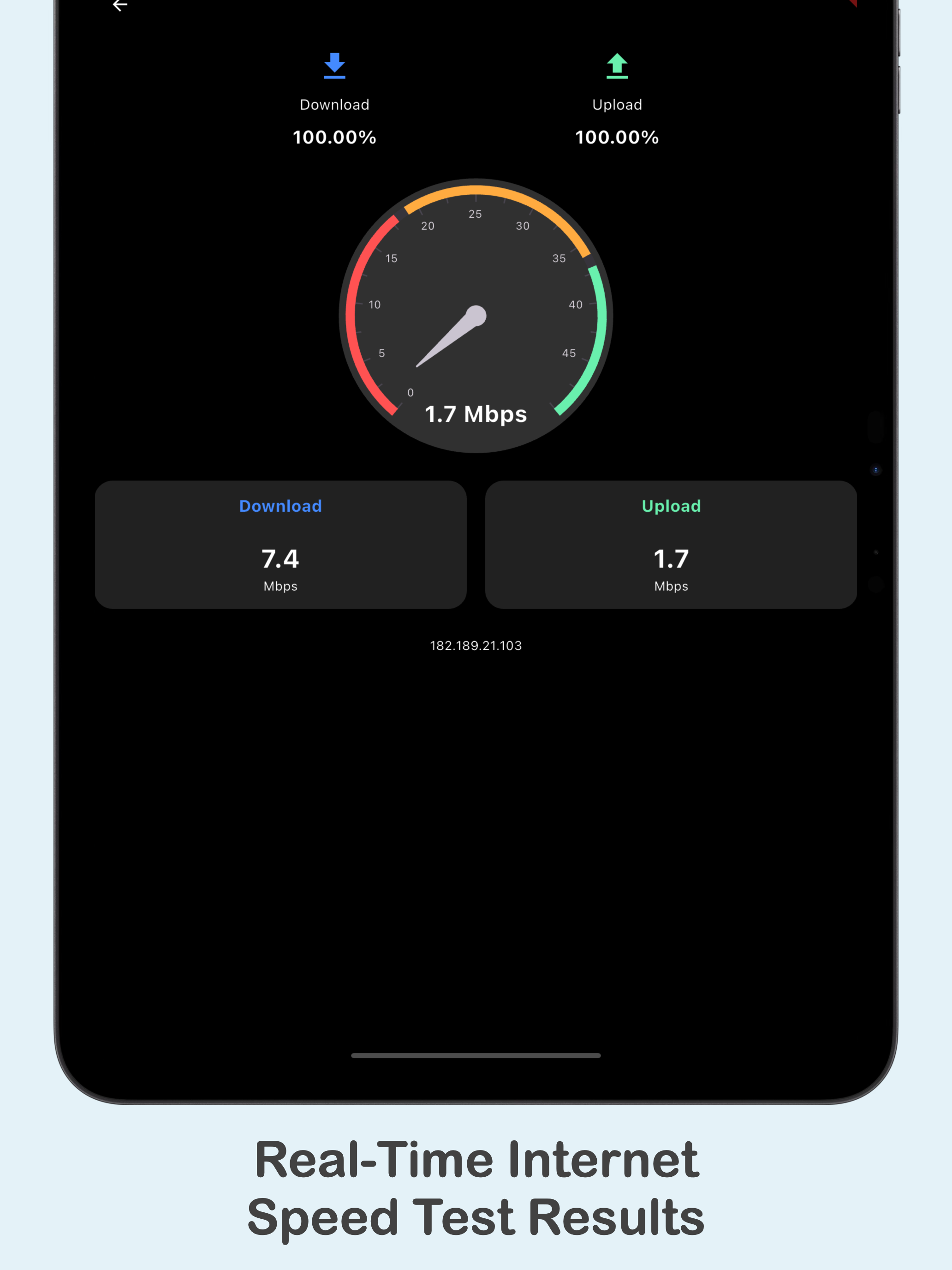 FastNet Speed Checker
