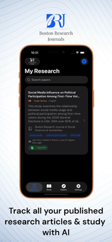 Boston Research Journals screenshot