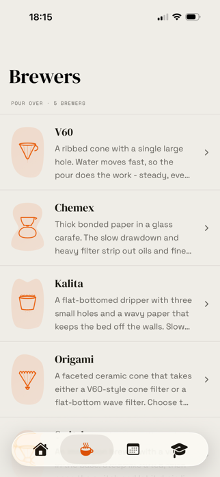 Brewed - Coffee Guide Screenshot 4 of 10
