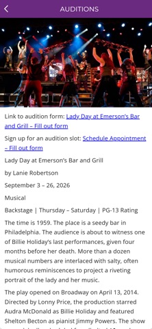The Grand Theatre SLC iPhone screenshot