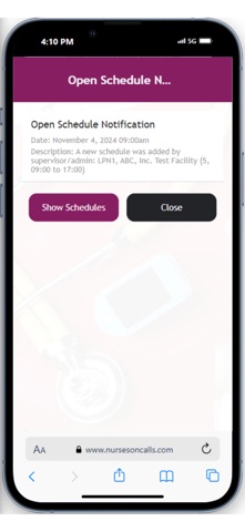 Nurses on Calls screenshot
