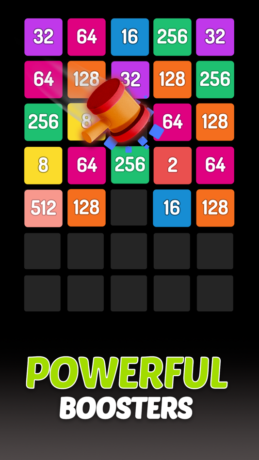 #4. X2 Blocks : 2048 Number Puzzle (iOS) Podle: Inspired Square FZE