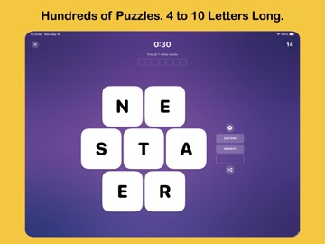 Scrambly Word Game iPad screenshot