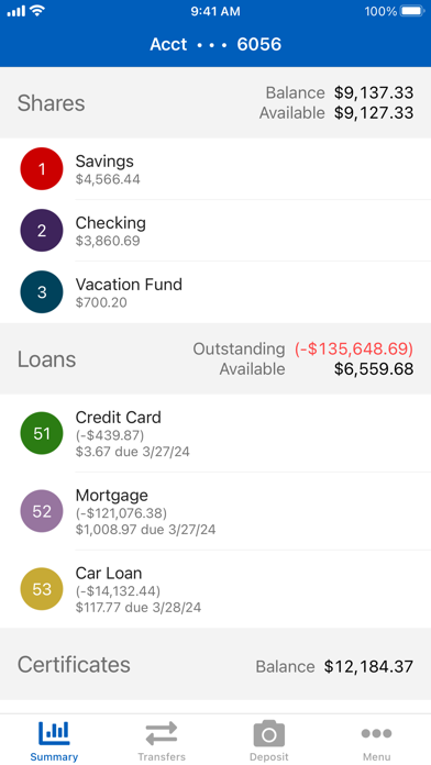 Morrisons Cove 1st FCU Screenshot