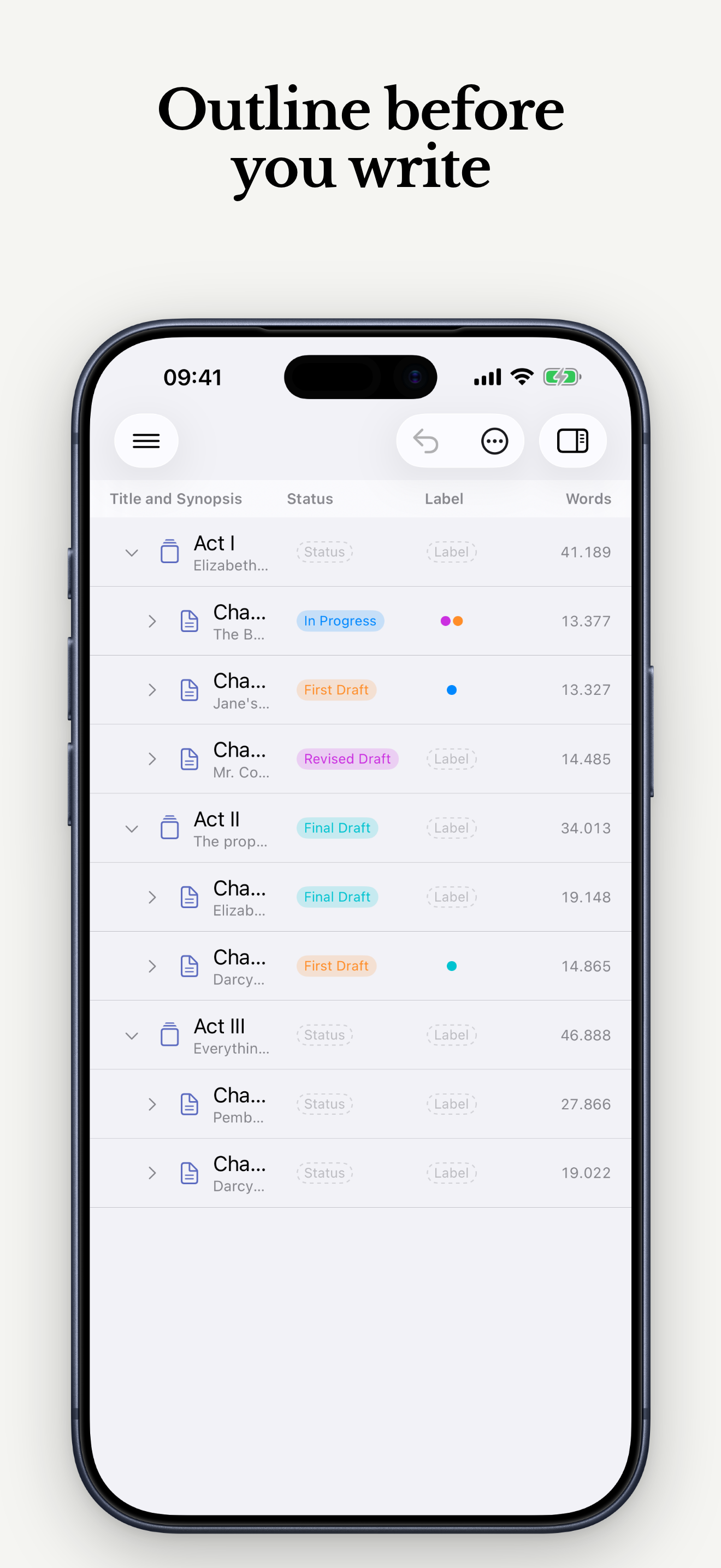 Vondel: Writing App screenshot 5