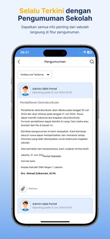 Portal Sekolah iPhone screenshot 7