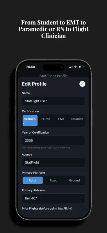 StatFlight Mission Log screenshot 3 of 10