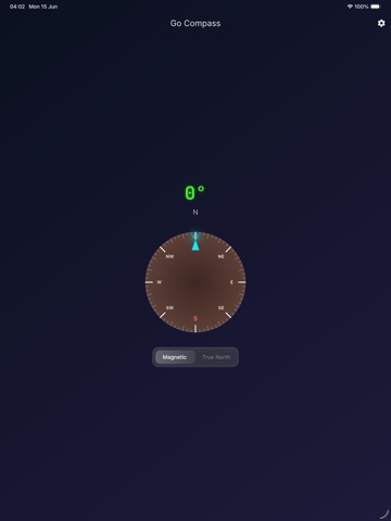 Go Compass iPad screenshot