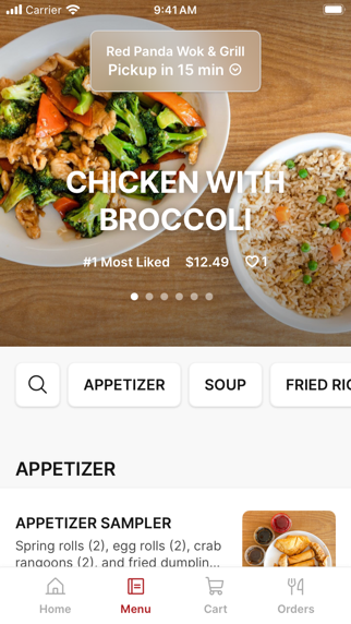 Red Panda Wok iPhone screenshot 2 - Food & Drink app